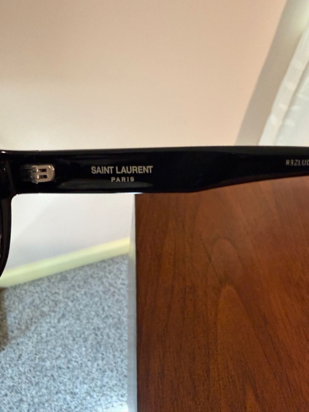 Saint Laurent Black Round Acetate Sunglasses - Picture 5 of 10